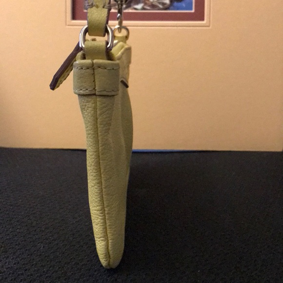 Dooney and Bourke Yellow Leather Wristlet - Picture 7 of 7